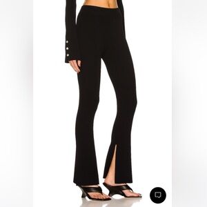 LE ORE Rimini Rib Knit Flared Pants Plus 2X